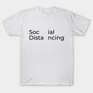 social distancing wordmark T-Shirt